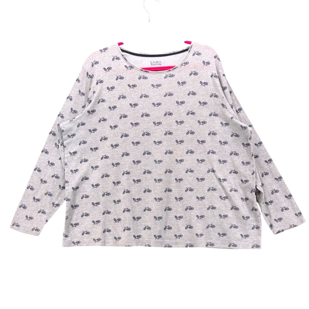 Croft‎ & Barrow Shirt Gray 2x